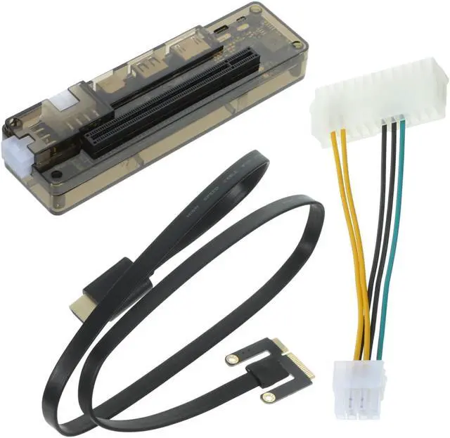 Alt view image 7 of 7 - Laptop Gpu Expansion Dock External Graphics Card Dock Support for Gamers Random Style