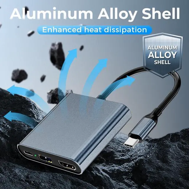 Alt view image 7 of 7 - Switch 2 Expansion Dock (with Ethernet Port), Supporting 4K@120Hz/PD 100W/USB 3.0 Ports, paired with the Switch 2 Joy-Con Charging Dock (Oval), Compatible with Joy-Con 2 Console Accessories.