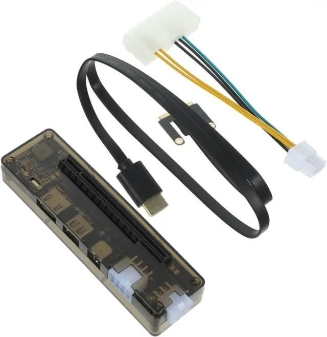 Alt view image 7 of 7 - External Laptop Graphics Card Dock Video Card Docking Station for Notebook Random Style