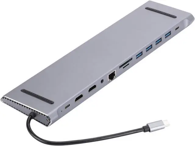 Alt view image 7 of 7 - Docking Station for Laptop - USB C Dock Dock Station USB Hub - Computer High Speed Splitter, C Adapter Expansion Hub for Computer Laptop Phone