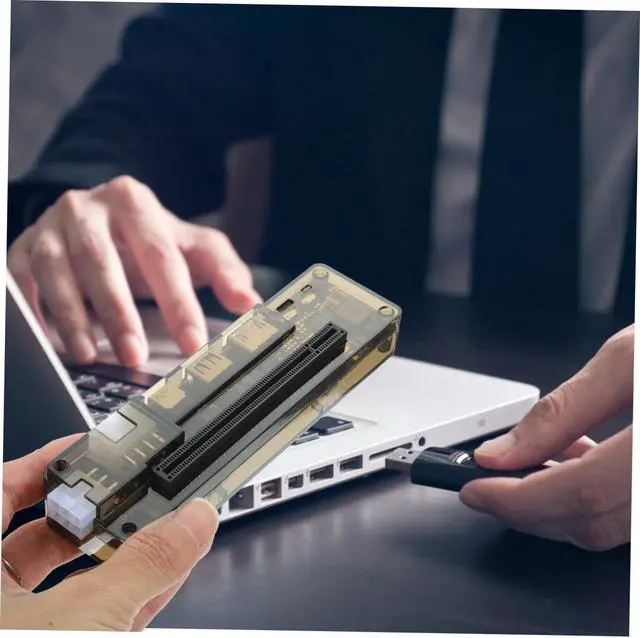 Alt view image 6 of 7 - Graphics Card Expansion Dock Laptop Video Card Egpu Adapter Abs Material Supports 150w Random Style