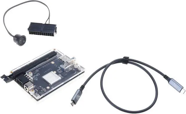Alt view image 3 of 7 - HA 36 Expansion Dock Hot Swap External GPU Adapter Includes Fast USB Cable for Instantly Setups JHL6340 Chip USB Fast External GPU Dock