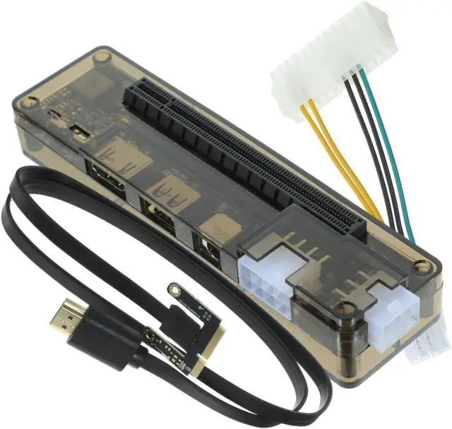 Alt view image 7 of 7 - External Graphics Card for Laptops Pci Expansion Hub Power Output Compatible Pci Graphics Cards for Gaming and Random Style