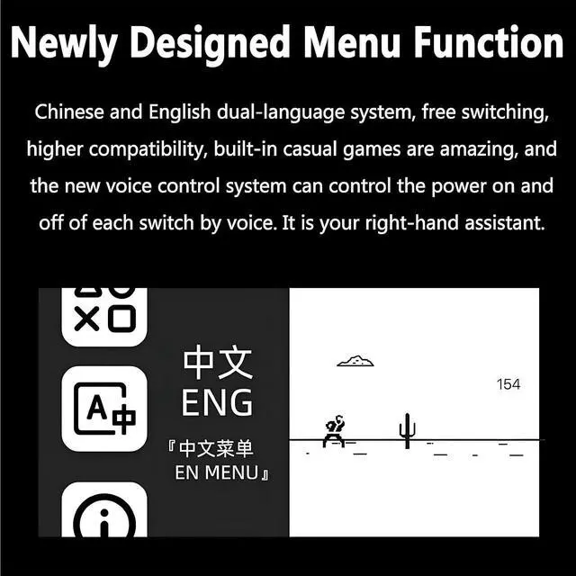 Alt view image 4 of 7 - 8 Port USB Expansion Dock, 8 Ports USB C Splitter, with 1.54 Inch IPS High Definition Color Screen,10 Levels Brightness Adjustment, Voice Control Function, for Phones, Tablets, and Gadgets