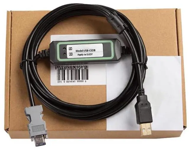 Main image of USB-ESDB for Servo Drive Debugging Cable Communication Data Download Cable Programming Cable Gold-Plated Plug High-Speed and Stable Model FT232RL Chip 3m