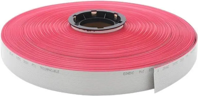 Alt view image 3 of 3 - Electronic Grey Flat Ribbon 2/5/10m UL2651 Gray Flat Data Cable 28AWG 10 14 16 20 26 30 34 40 50 60 pins 300V 1.27mm Wire for 2.54mm (Size : 5 Meters, Color : 16P)