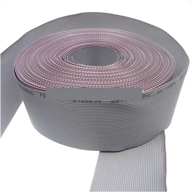 Main image of Electronic Grey Flat Ribbon (20 Meters/lot) Grey Color IDC Flat Cable Flat Ribbon Cable 40Pin 1.27mm 20 Meters Long