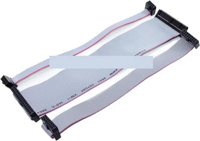 Alt view image 3 of 3 - Electronic Grey Flat Ribbon 2.54mm Pitch FC-6/8/10/14/16/20/24/40/50/64 PIN Download Cable Gray Flat Ribbon Data Cable for DC3 Box (Color : 1M, Size : 2x32 64P)
