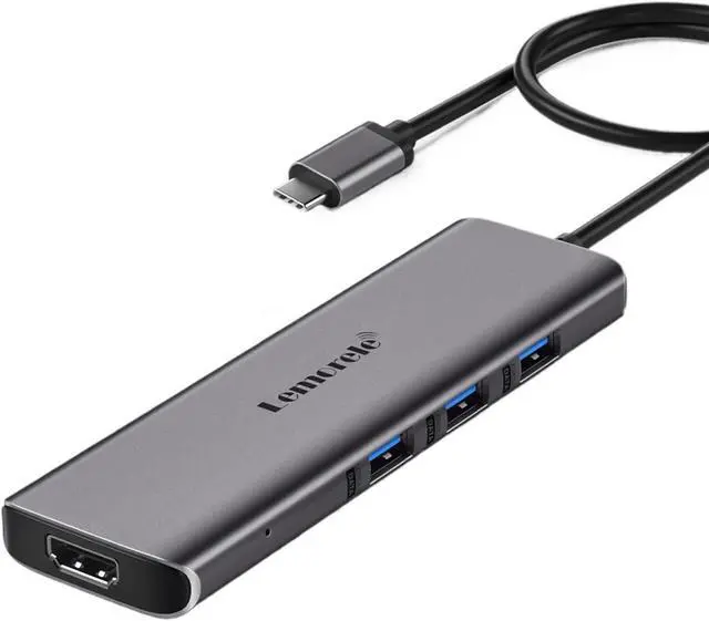 Main image of TC73-PLUS USB hub 3.0 6-in-1ports Type C to 4K HDMI USB C Adapter Docking Station for Windows MacOS labtop Lenovo