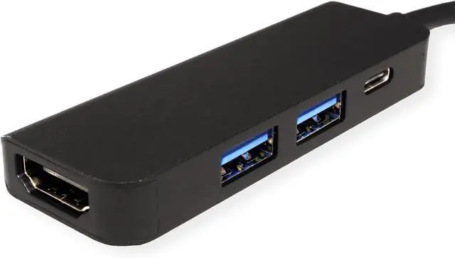 Alt view image 3 of 3 - VALUE USB Type C Docking Station, HDMI 4K, 2X USB Type A + Type C PD (Power Delivery)
