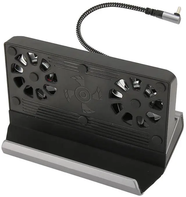 Alt view image 2 of 7 - Funien Docking Station 10 in 1 Dual Cooling Fan 4K At 60Hz 100W Charging for Rog Ally and, Aluminum Alloy
