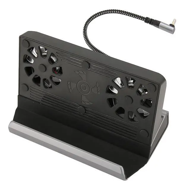 Alt view image 4 of 7 - Funien Docking Station 10 in 1 Dual Cooling Fan 4K At 60Hz 100W Charging for Rog Ally and, Aluminum Alloy