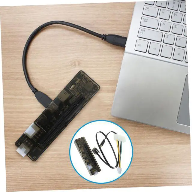 Alt view image 7 of 7 - Laptop Pci-e External Graphics Card Notebook Dock Support Random Style