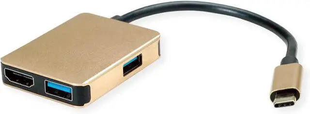 Main image of ROLINE Gold USB Type C Docking Station HDMI 4K 2x USB 3.2 Gen 1 1x PD