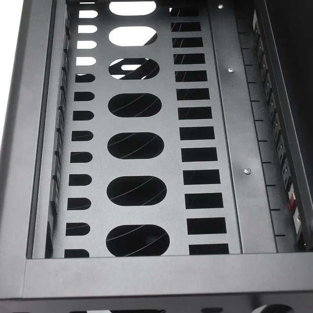 Alt view image 4 of 7 - 16 Bay Locking Charging Station for Laptop Chromebook in Black Color Perfect for Educational and Corporate Settings