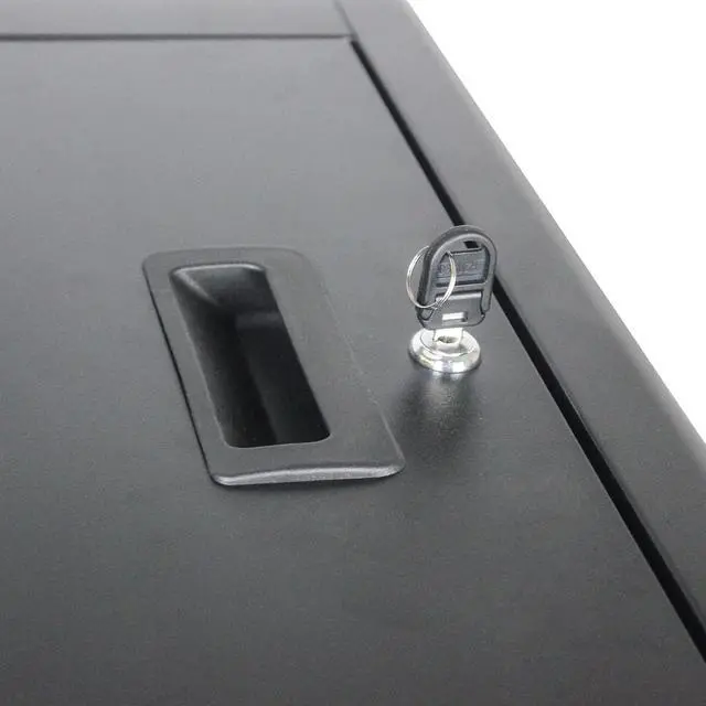 Alt view image 5 of 7 - 16 Bay Locking Charging Station for Laptop Chromebook in Black Color Perfect for Educational and Corporate Settings