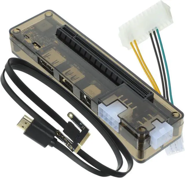 Alt view image 7 of 7 - Laptop Graphics Card Dock Notebook Video Card Docking Easy Setup High Performance Random Style