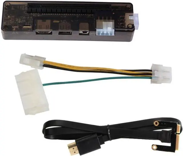 Alt view image 7 of 7 - External Laptop Graphics Card Dock Portable Pci-e Expansion Station for Independent Video Card Compatible Laptops Easy Setup and PCB Construction Random Style