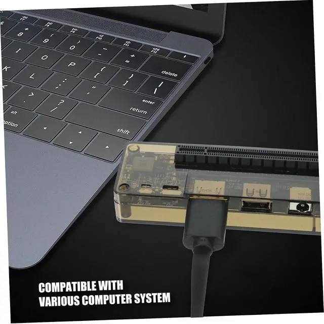 Alt view image 5 of 7 - External Graphics Card Dock for Laptops Pci-e Expansion Station with Power Output Portable Design for Gamers and Professionals Compatible with Various Graphics Cards