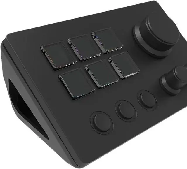 Alt view image 2 of 7 - ler Dock Desktop Dock with Intelligent Keypad and Console 6 Keys User Friendly PP Material Suitable, Black