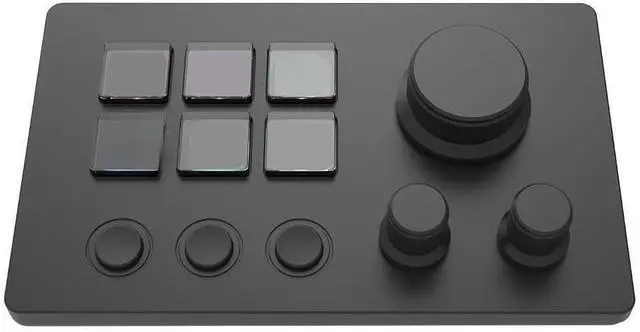 Alt view image 4 of 7 - ler Dock Desktop Dock with Intelligent Keypad and Console 6 Keys User Friendly PP Material Suitable, Black