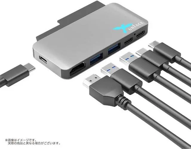 Alt view image 4 of 5 - IMD-SUR713PX Docking Type-C 3.1 Hub & HDMI & PD for Surface Pro X