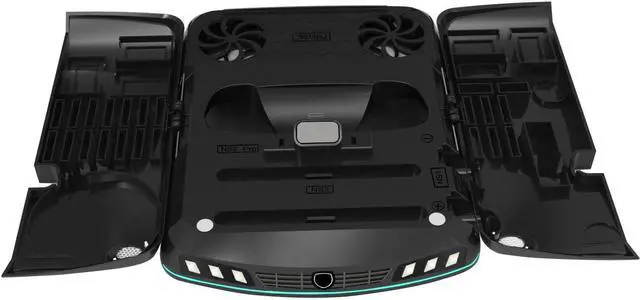 Alt view image 3 of 7 - Heat Dissipation Cooling Dock Suitable for SW2 with 10 Game Card Slot and Colorful Lighting