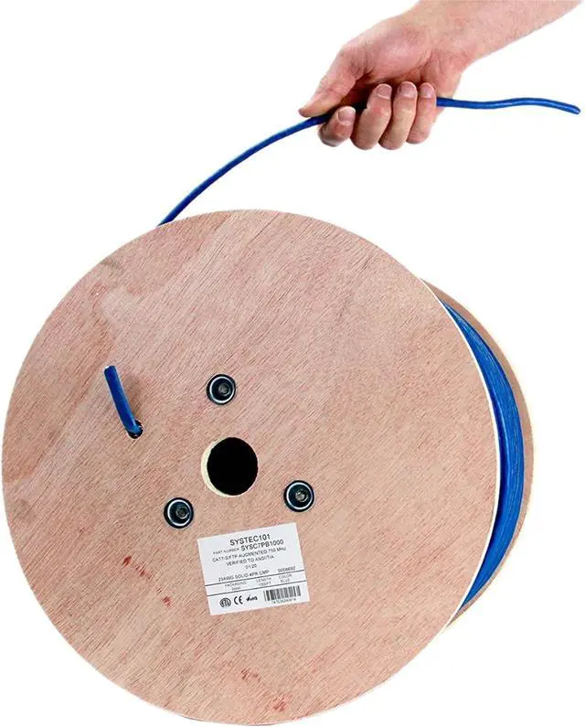 Main image of Cat7 1000 FT | 750MHz | Cat7 Plenum | 23 AWG | 750MHz | S/FTP Cable | RoHS Compliant | Plenum Rated | Pure Copper Category 7 Shielded Ethernet Cable