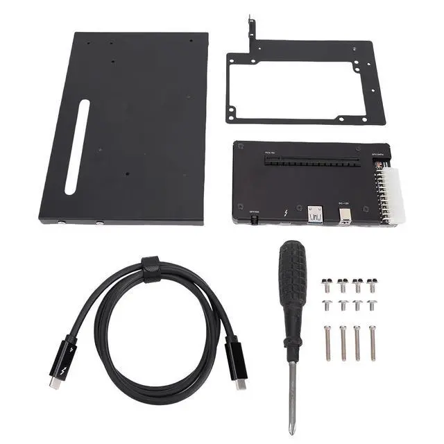 Alt view image 6 of 7 - SUNGOOYUE External GPU Dock Station Standalone Usage Mode for PCIE X4 Solid State Drive, Sound Card, 3, 4 Interfaces