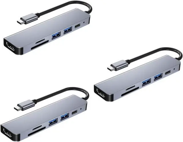 Main image of Uonlytech 3pcs USB Hub Expansion Dock Fast Data Transfer for Laptop Compatible and for Printers Keyboards and USB Drives