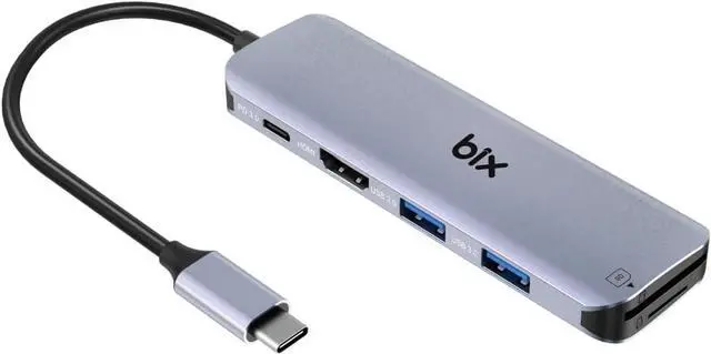 Main image of Bix USB Type-C Multiport Dock 6-Port