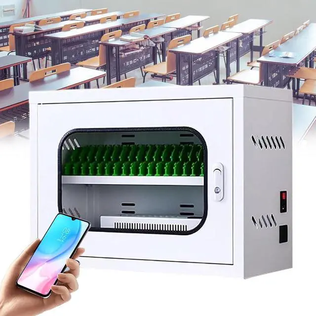 Main image of Portable Phone Charging Station | USB Charging Locker with 20 Slots for Mobile Phones | Convenient Recharge Cabinet for 6/12/20 Devices Ideal for Offices and Public Spaces