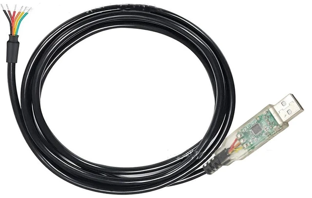 Alt view image 3 of 5 - USB RS232 Serial UART Converter Cable, USB RS232 with Chipset Serial Cable for USB-RS232-We-5000-Bt_5.0,5Meter