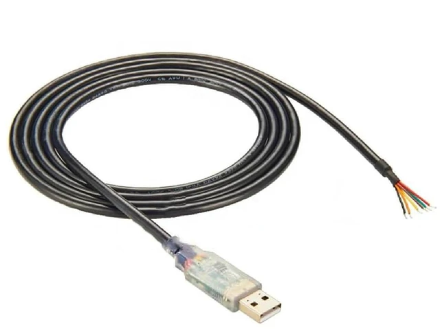 Alt view image 5 of 5 - USB RS232 Serial UART Converter Cable, USB RS232 with Chipset Serial Cable for USB-RS232-We-5000-Bt_5.0,5Meter