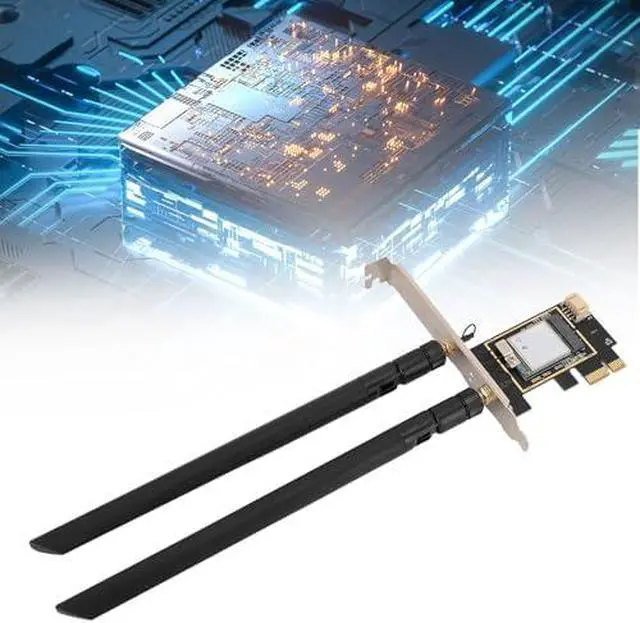 Alt view image 6 of 6 - WIFI7 PCIe Card, MT7925 5400Mbps PCIEx1 Network Card Adapter, 2.4G / 5G / 6G Tri Band Bluetooth 5.4 Adapter for Linux, for Openwrt, for Ubuntu, etc