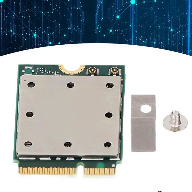 Alt view image 6 of 7 - QCNCM865 Wire Less Network Card Module, 2.4G 5G 6Ghz Triple Band M.2 Bluetooth 5.3 WiFi7 5.8Gbps Desktop Wire Less PCI E WiFi Adapter for 11