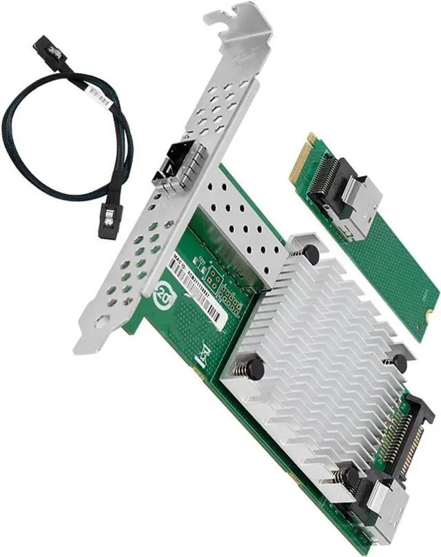 Alt view image 7 of 7 - 10Gbps Fiber Networking Card to SFP+ 82599 Chip Single Port 10GbE Fiber Module for Desktop SFP+