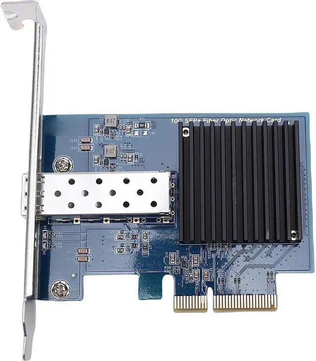 Main image of 10Gbps PCIe X4 NIC Card, Fiber Optic Network Card with Single SFP Port for Server and, Support PXE Boot and IEEE 802.3ae Standard