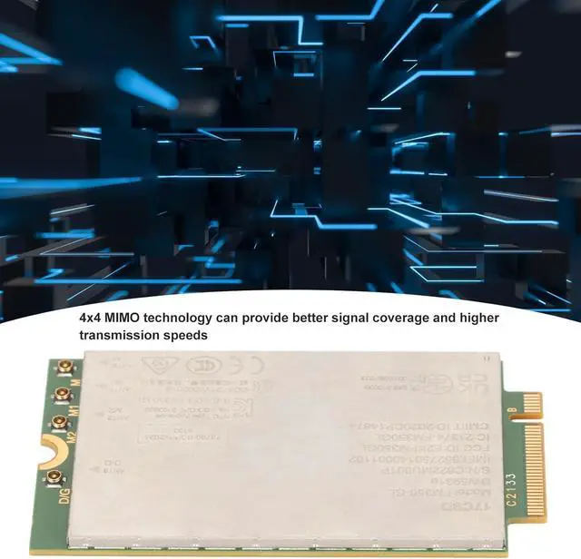 Alt view image 2 of 7 - DW5931e FM350-GL M.2 eSIM 5G Network Module Adapter Card, 4G LTE Network Card with 4x4 GNSS Modem, Compatible with Linux, for Latitude 5531 9330 3571