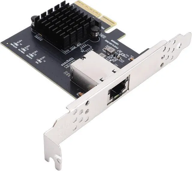Alt view image 4 of 7 - 10Gbps PCIe 4X Gigabit Ethernet Network Card, RTL8127AT Chip, for Desktop Server PC NAS, Compatible with 10/11