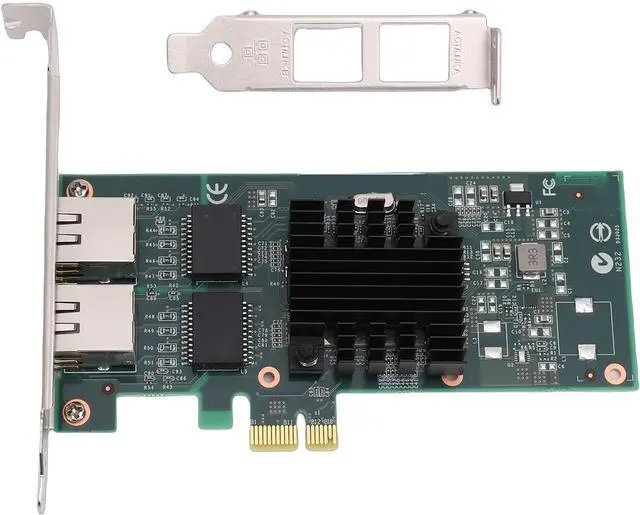 Alt view image 7 of 7 - Cuifati 1Gb Network Card, Dual RJ45 Ports Gigabit Ethernet Adapter with 82576 Controller and Low Profile Bracket, for PCI Express 2.0 X1 Interface