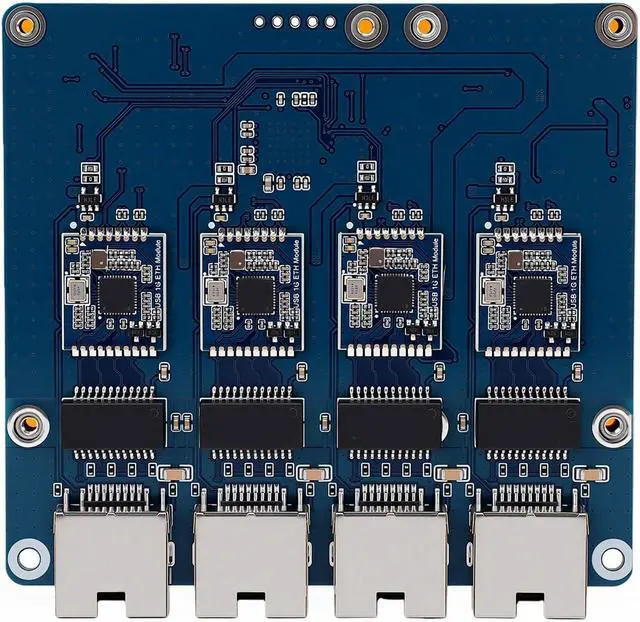 Main image of Zunate PCIe 4 Port Gigabit Ethernet Board for 5, Plug and Play RJ45 Network Adapter, RTL8153 No Driver Required - Dual LED Indicators