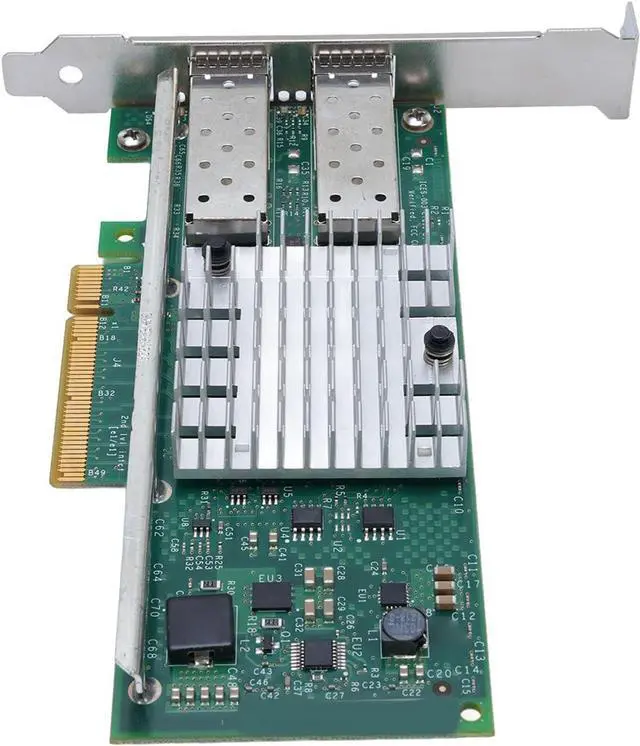 Alt view image 7 of 7 - 10Gbps SFP + Network Card, PCI Express X8 Ethernet Adapter with 2 SFP + Ports and 82599 Chip, for VMware Freebsd Server