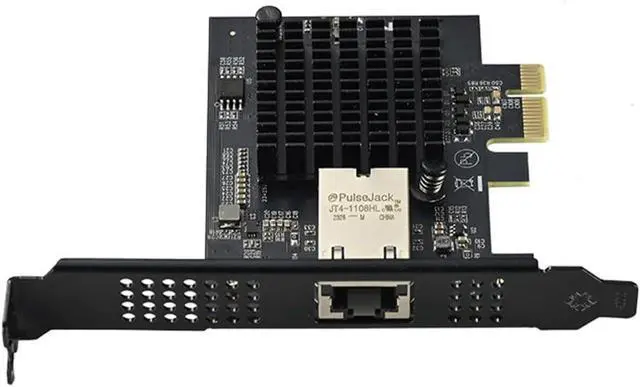 Alt view image 6 of 6 - 10Gbps Ethernet Networking Card PCIe x1 Interfaces for Enhanceds Data Transmission