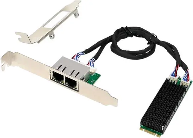 Main image of Professional Two Port Gigabit Networking Interfaces Card Featuring Redundant Backups B+M Keys Installation Energy Efficient Networking Controller