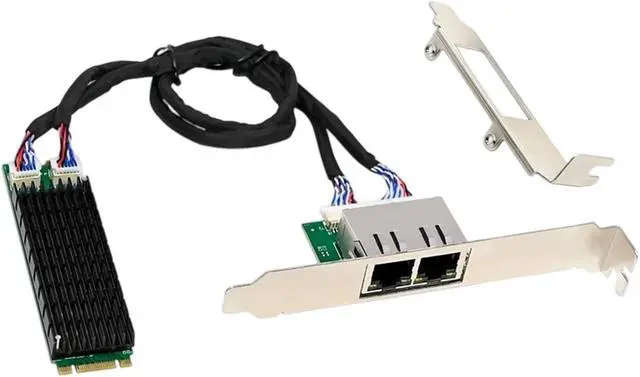 Alt view image 3 of 7 - Professional Two Port Gigabit Networking Interfaces Card Featuring Redundant Backups B+M Keys Installation Energy Efficient Networking Controller