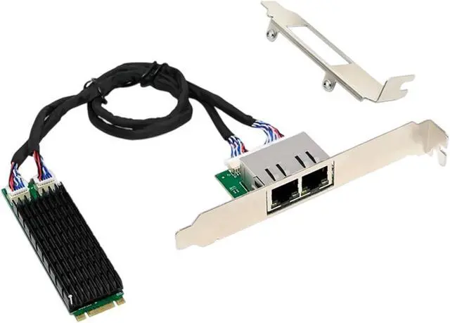 Alt view image 7 of 7 - Professional Two Port Gigabit Networking Interfaces Card Featuring Redundant Backups B+M Keys Installation Energy Efficient Networking Controller