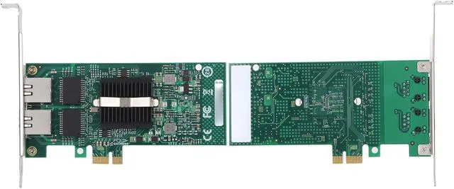 Alt view image 7 of 7 - FN82576 T2 Gigabit PCIe Network Card, Dual RJ45 Ports, 10/100/1000Mbps, 82576GB Chip, for Desktop Server, High Performance Ethernet Connectivity with LED Indicators