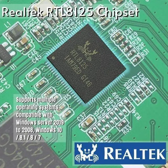 Alt view image 2 of 3 - STL N-660 PCIe 4-Port 2.5G Realtek RTL8125 Network Adapter