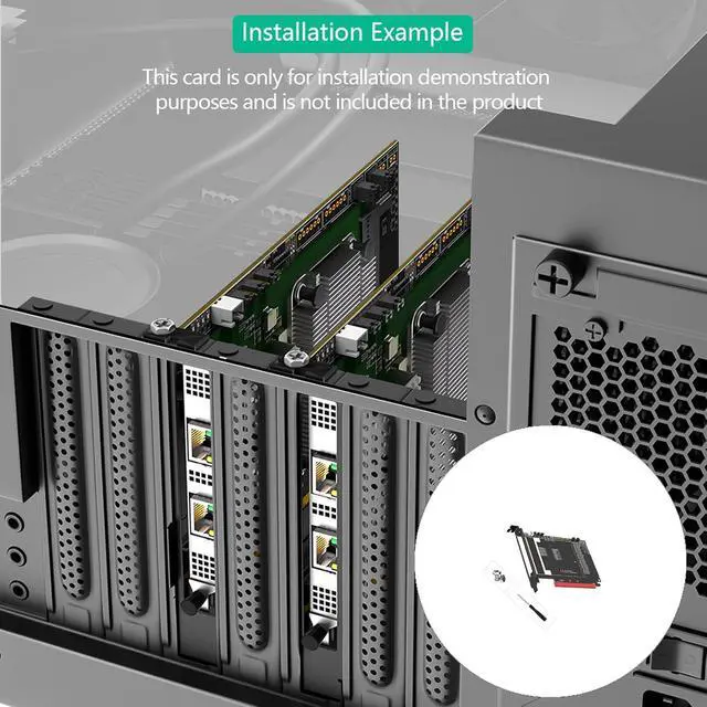 Alt view image 2 of 7 - Servers PCIe5.0 to 4C+ Converters Card for 400G 800G Networking Upgrades Not Bandwidth Loss